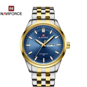 ساعت مچی عقربه ای مردانه نیوی فورس Naviforce NF 9203 G/BE