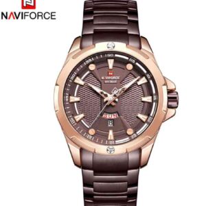 ساعت مچی عقربه ای مردانه نیوی فورس Naviforce NF 9161 RG/CE