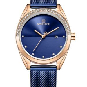 ساعت مچی عقربه ای زنانه نیوی فورس Naviforce NF 5015 RG/BE