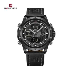 ساعت مچی عقربه ای مردانه نیوی فورس Naviforce NF 9225 G/GY/B