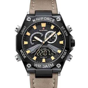 ساعت مچی دوزمانه مردانه نیوی فورس Naviforce NF 9220 B/Y/BN