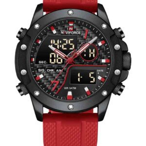 ساعت مچی دوزمانه مردانه نیوی فورس Naviforce NF 9221 B/R/R