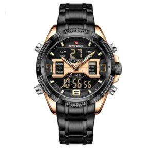 ساعت مچی دوزمانه مردانه نیوی فورس Naviforce NF 9201 RG/B