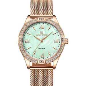 ساعت مچی عقربه ای زنانه نیوی فورس Naviforce NF 5028 RG/GN