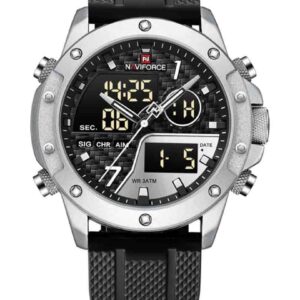 ساعت مچی دوزمانه مردانه نیوی فورس Naviforce NF 9221 S/B/B