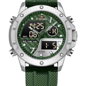 ساعت مچی دوزمانه مردانه نیوی فورس Naviforce NF 9221 S/GN/GN