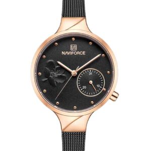 ساعت مچی عقربه ای زنانه نیوی فورس Naviforce 5001 RG/B/B