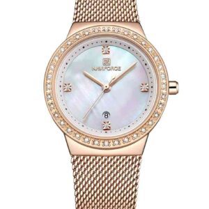 ساعت مچی عقربه ای زنانه نیوی فورس Naviforce 5005 RG/W