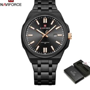 ساعت مچی عقربه ای مردانه نیوی فورس Naviforce NF 9226 B/B/RG