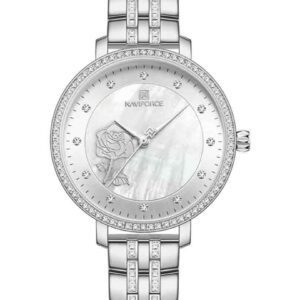 ساعت مچی عقربه ای زنانه نیوی فورس Naviforce NF 5017 S/W