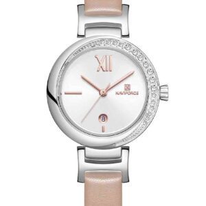 ساعت مچی عقربه ای زنانه نیوی فورس NAVIFORCE 5007 S/W/PG