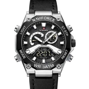 ساعت مچی دوزمانه مردانه نیوی فورس Naviforce NF 9220 S/B/B