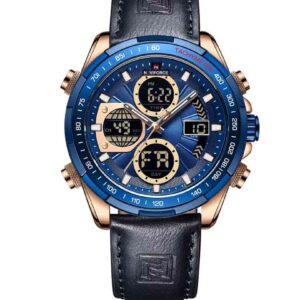 ساعت مچی دوزمانه مردانه نیوی فورس Naviforce 9197 NF RG/BE/BE