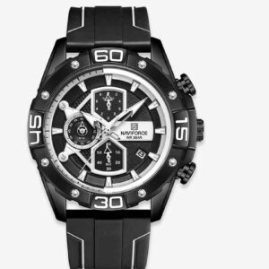 ساعت مچی عقربه ای مردانه نیوی فورس Naviforce NF 8018 B/B/W