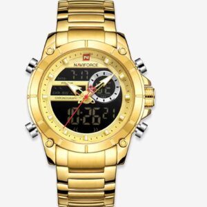 ساعت مچی دوزمانه مردانه نیوی فورس Naviforce NF 9163 G/G