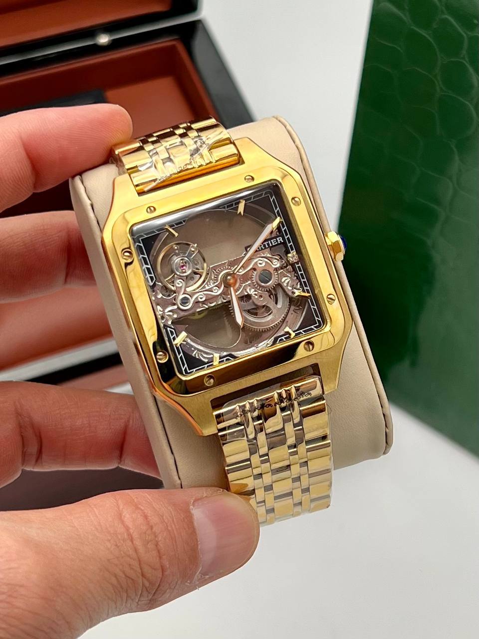 ساعت مچی مردانه کارتیر سانتوس اتومات CARTIER SANTOS