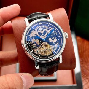 ساعت مچی مردانه پتک فیلیپ اوپن هارد بند چرمی Patek Philippe