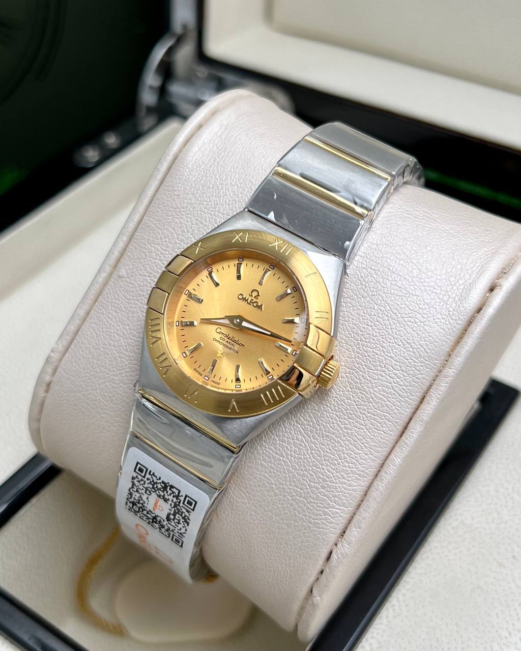 ساعت زنانه امگا کانسلیشن نگین دار OMEGA constllation (4)