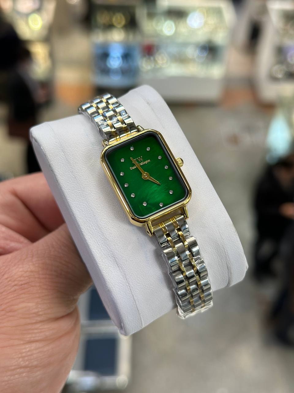 ساعت مچی زنانه DW صفحه مستطیل (5)