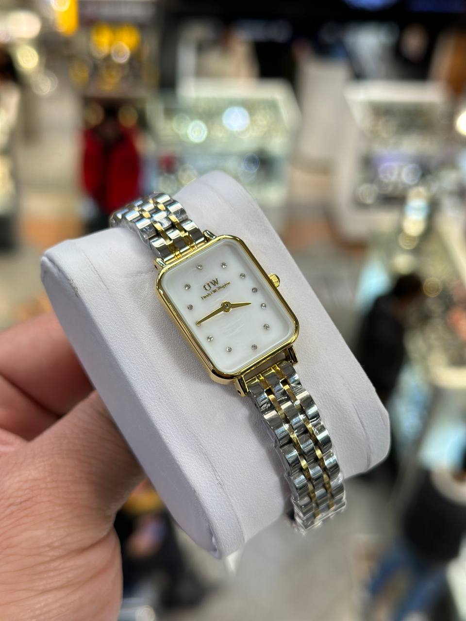 ساعت مچی زنانه DW صفحه مستطیل (6)