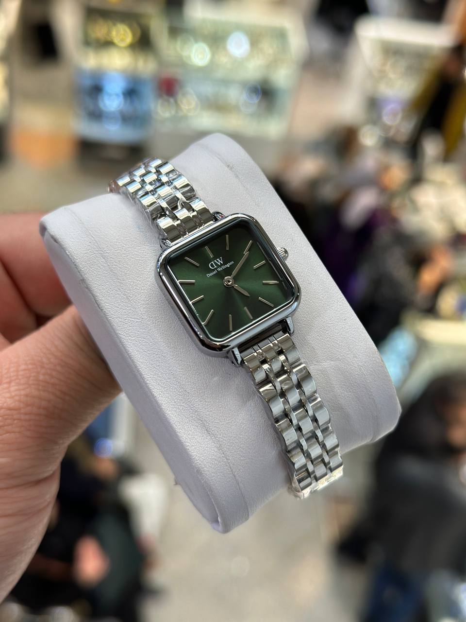 ساعت مچی زنانهDW صفحه مربع (7)