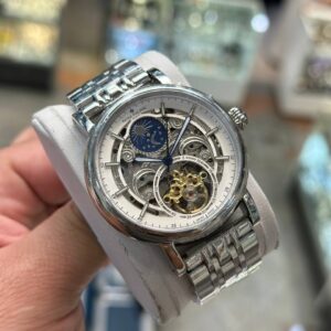 ساعت مچی مردانه پتک فیلیپ اوپن هارد صفحه دایره بند استیل