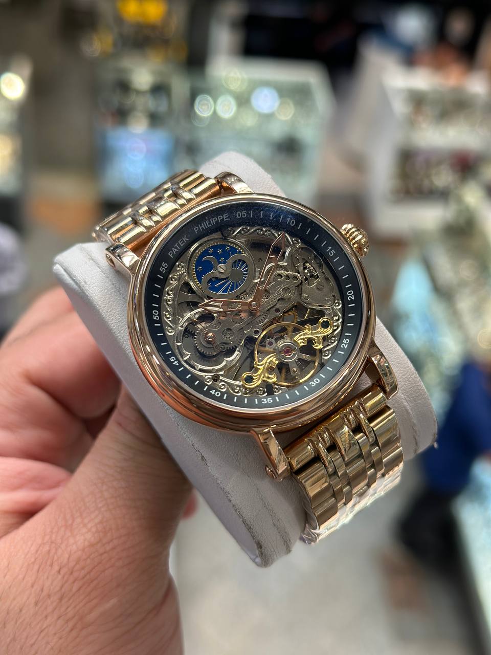 ساعت مچی مردانه پتک فیلیپ اوپن هارد صفحه دایره (3)