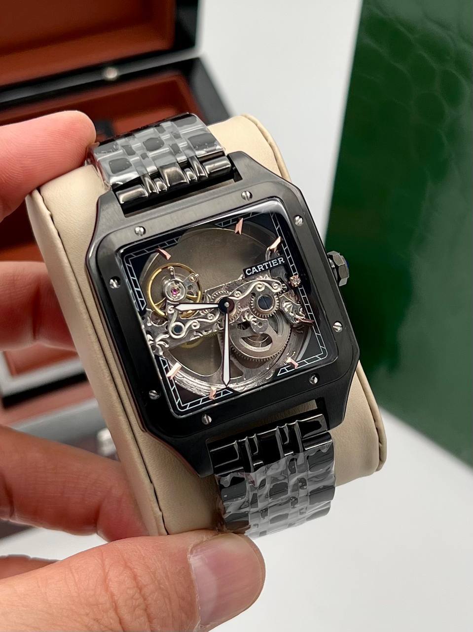 ساعت مچی مردانه کارتیر سانتوس اتومات CARTIER SANTOS (3)