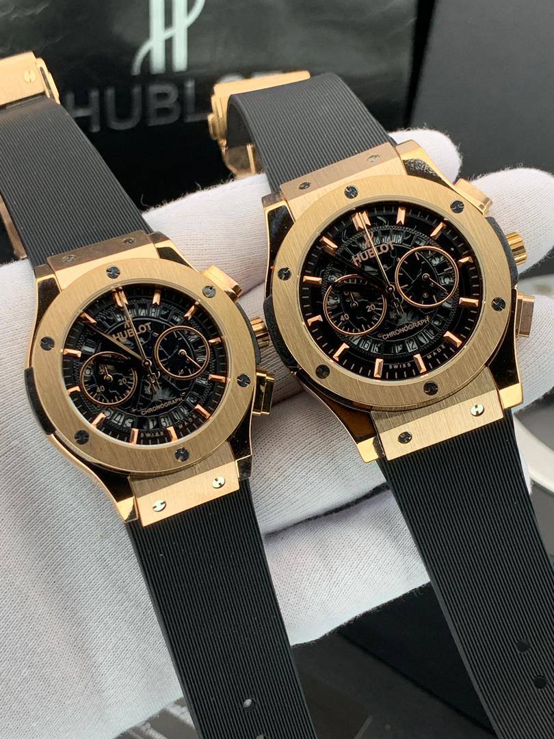 ساعت مچى زنانه و مردانه هابلوت صفحه گرد (13)