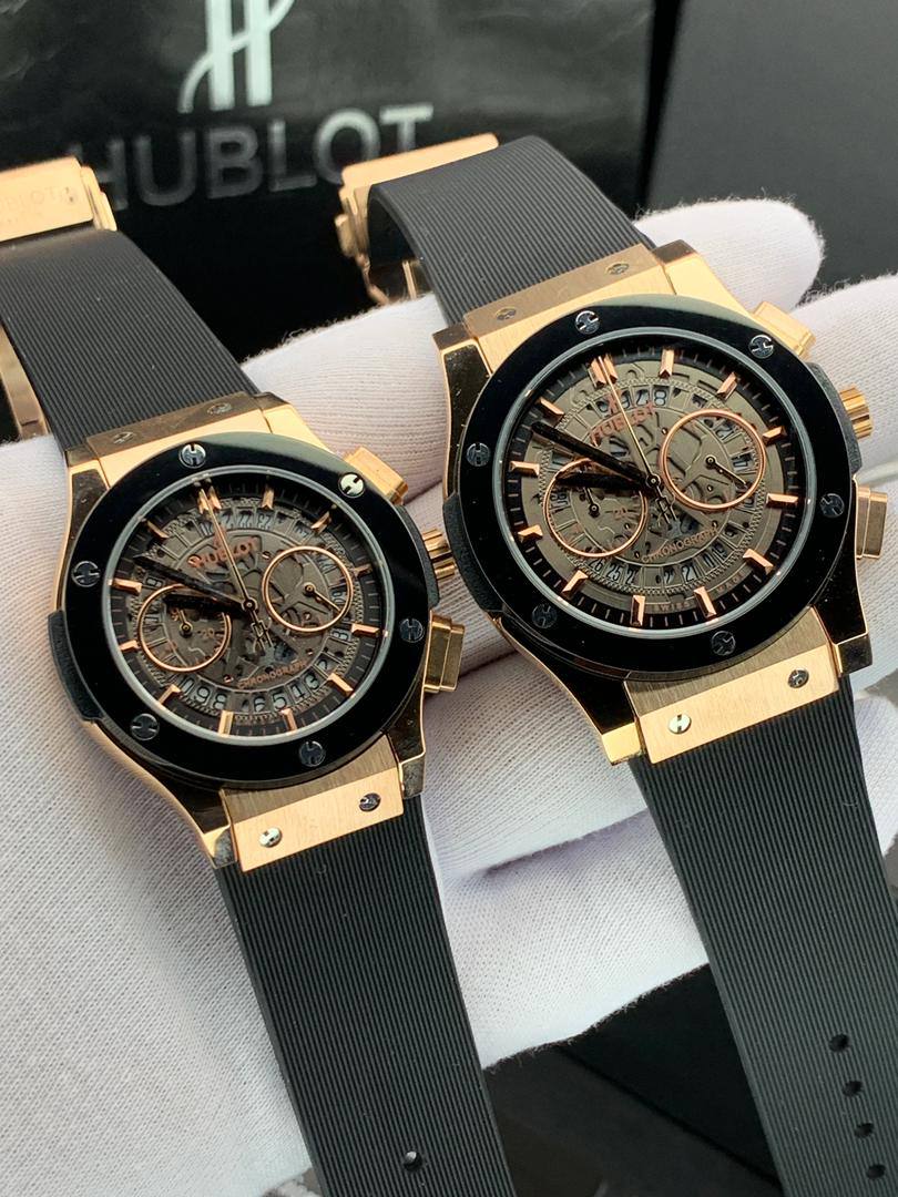 ساعت مچى زنانه و مردانه هابلوت صفحه گرد (14)