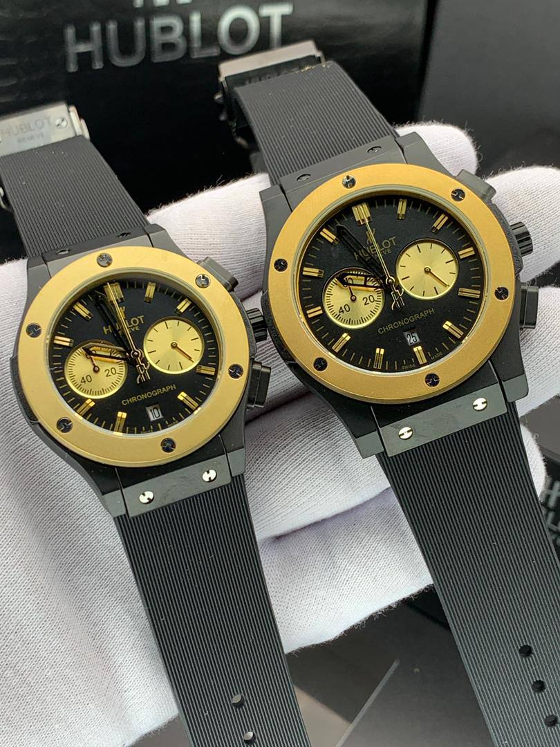 ساعت مچى زنانه و مردانه هابلوت صفحه گرد (2)