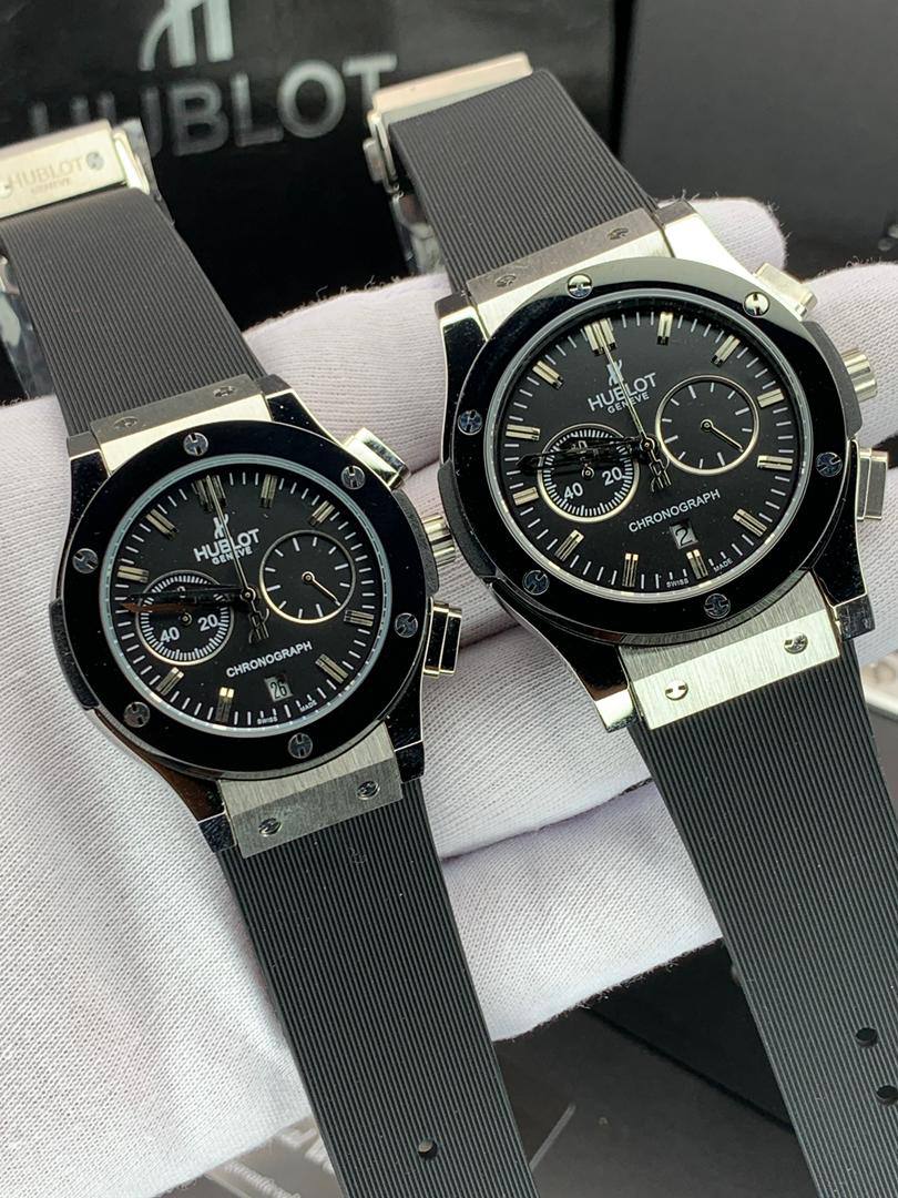 ساعت مچى زنانه و مردانه هابلوت صفحه گرد (3)