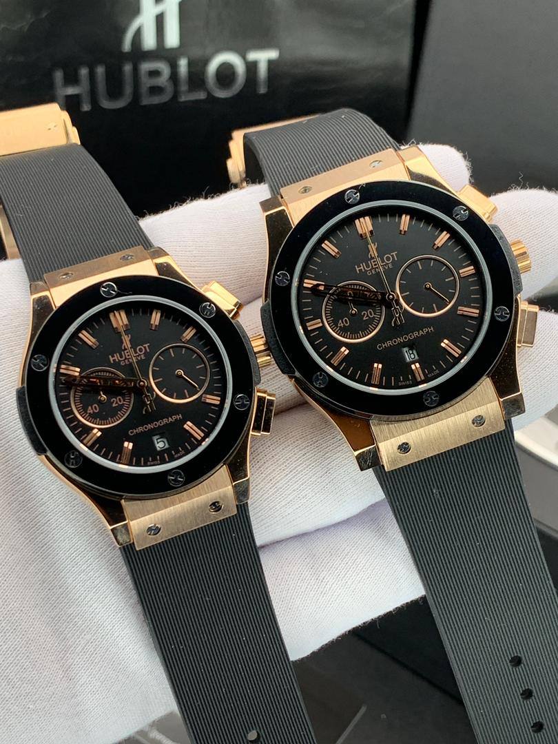 ساعت مچى زنانه و مردانه هابلوت صفحه گرد (6)