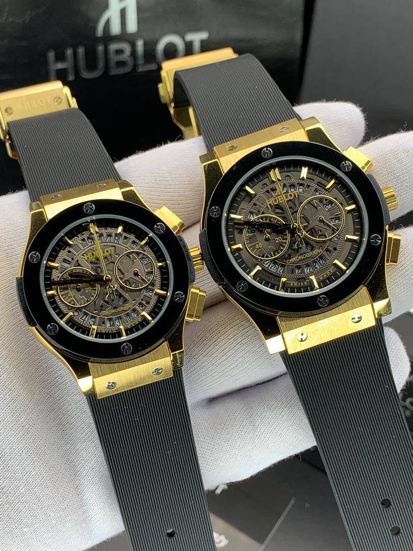 ساعت مچى زنانه و مردانه هابلوت صفحه گرد (7)