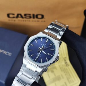 ساعت مچی مردانه ادیفایس کاسیو صفحه سرمه ای