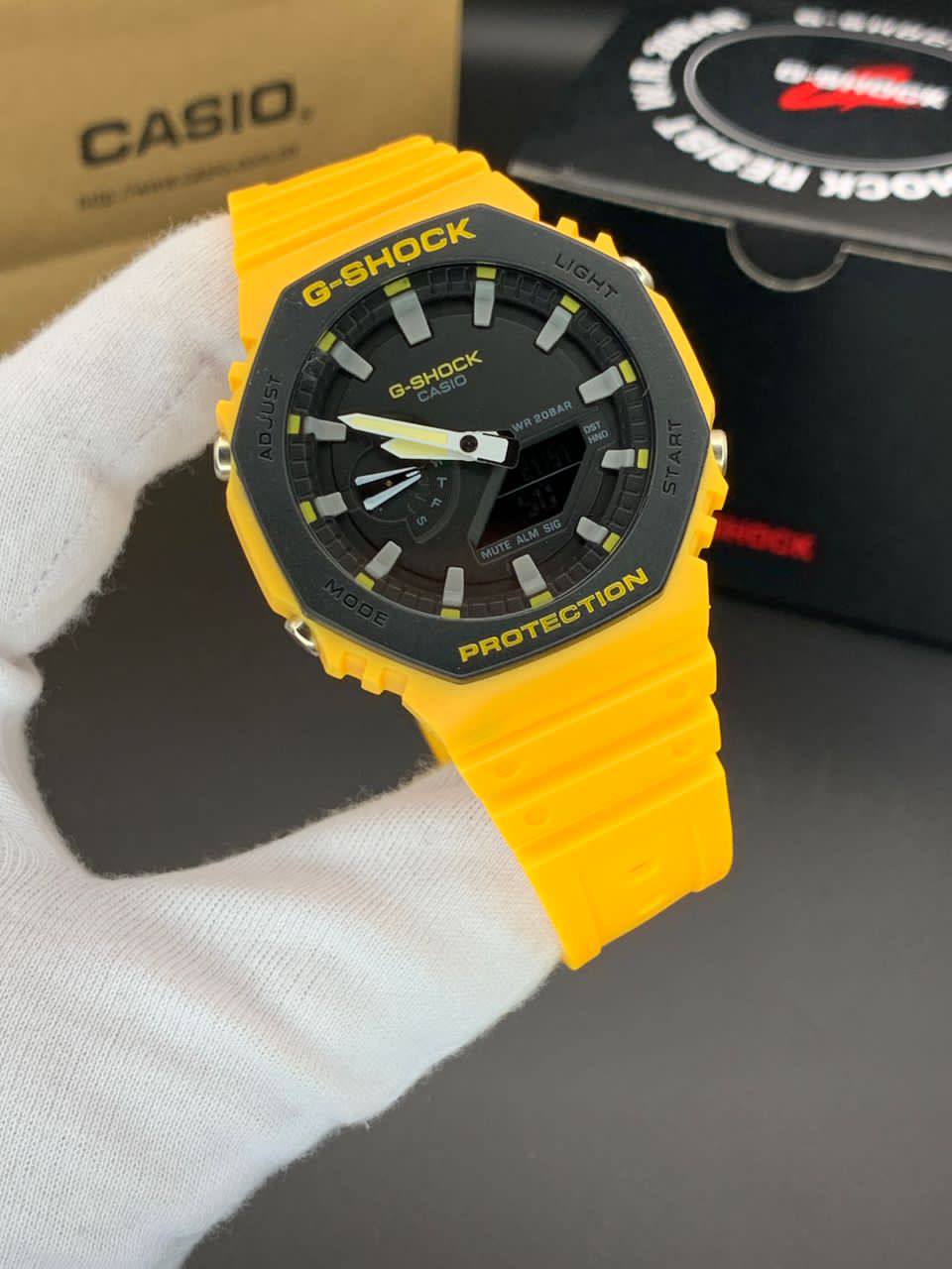 ساعت مچی کاسیو جیشاک مدل GA-2100 (3) ساعت مچی کاسیو جیشاک مدل GA-2100