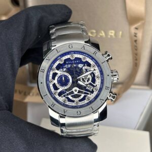 قاب سرمه ای بند استیل