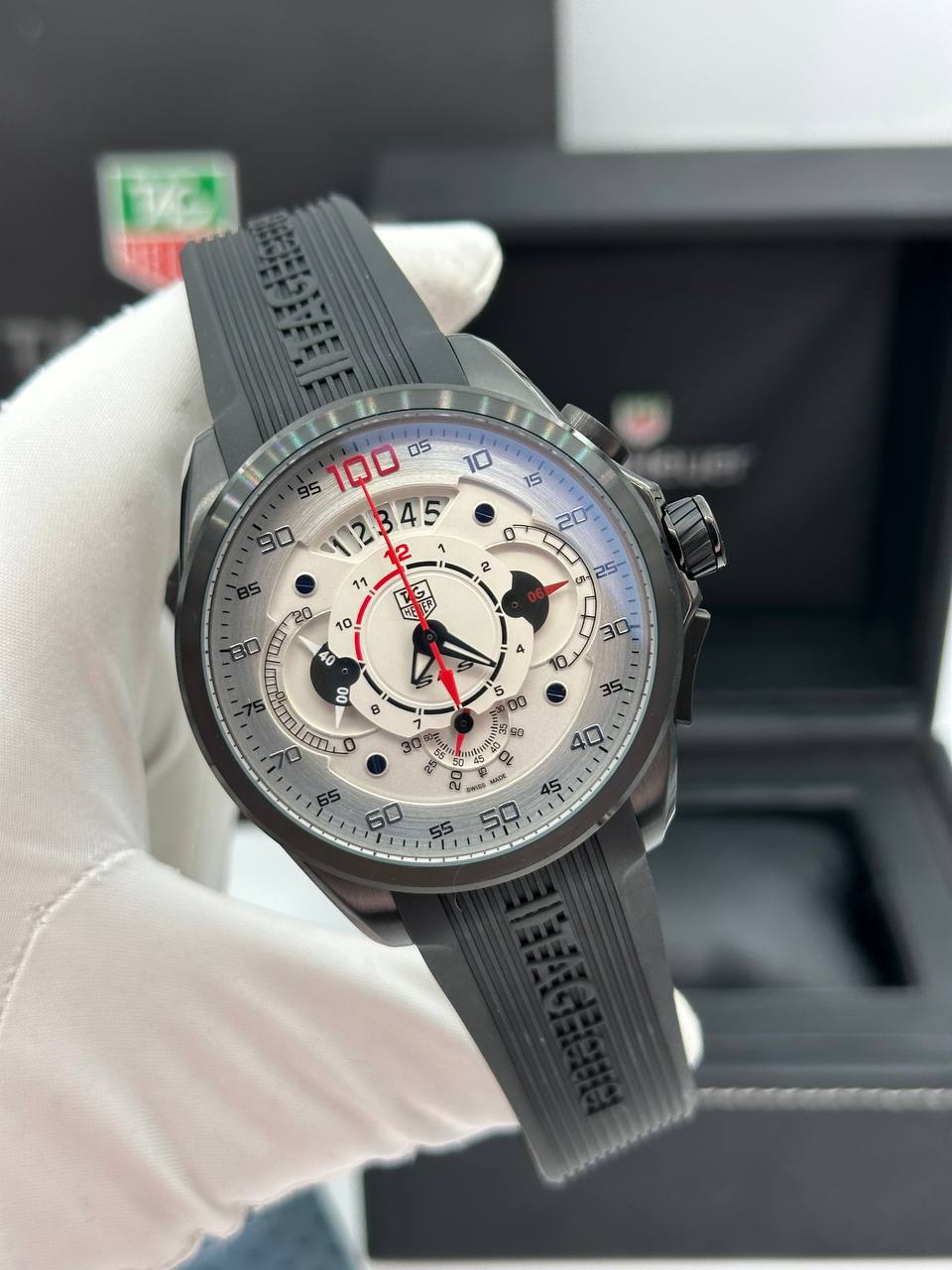 ساعت مچی مردانه تگ هویر SLS (5) قاب مشکی صفحه سفید