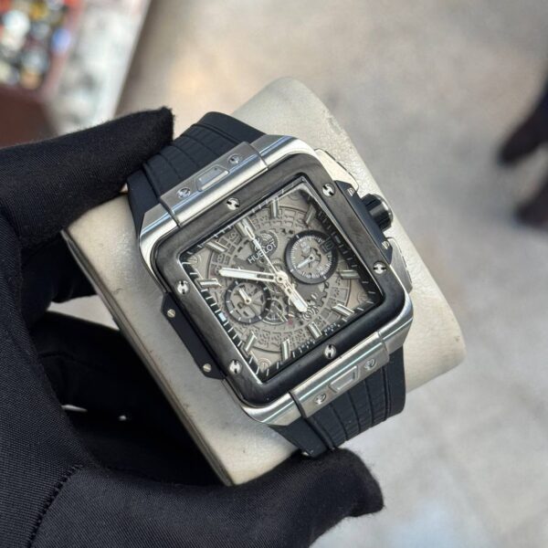 فاب مشکی طوسی بند مشکی