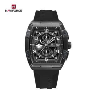 ساعت مچی مردانه نیوی فورس Naviforce NF 8052 B/W/B