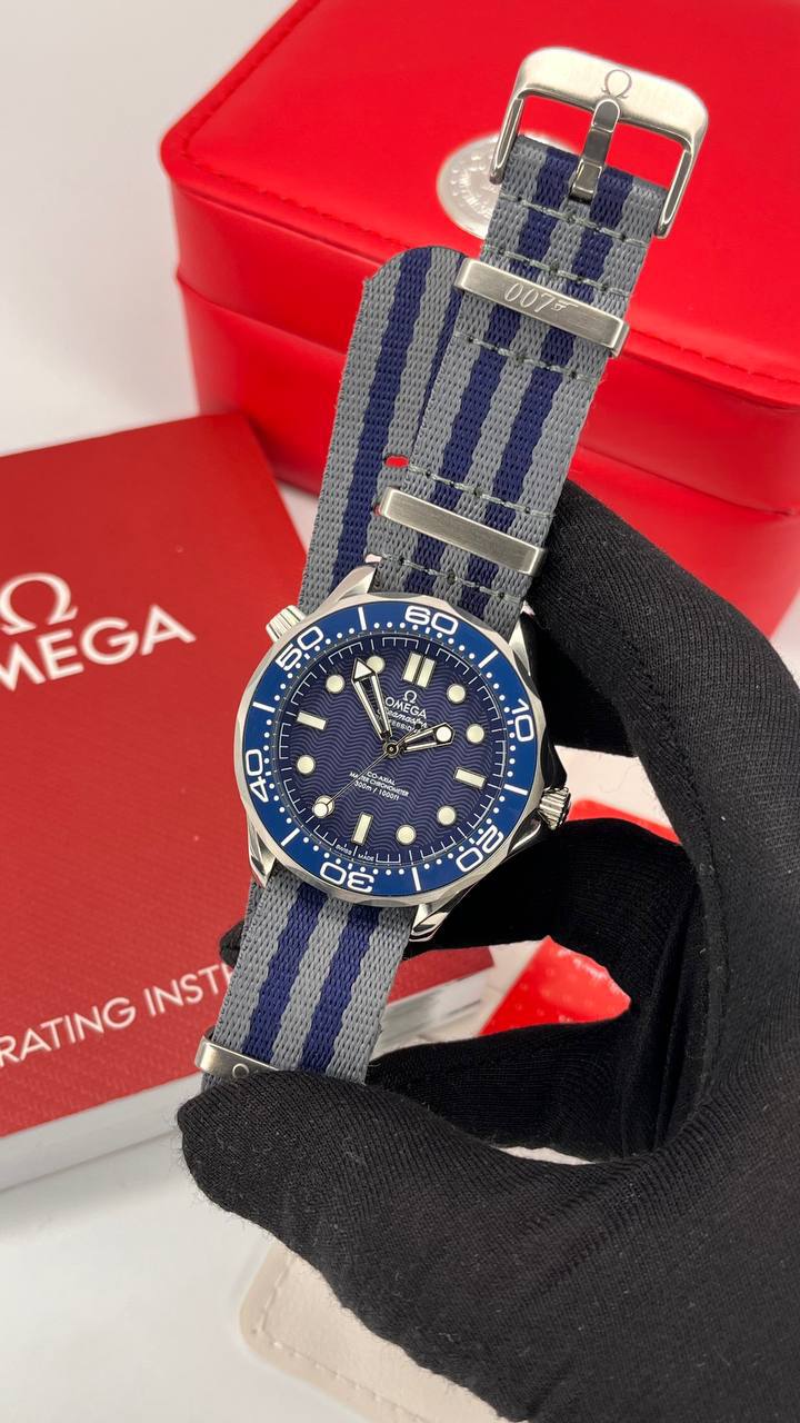 ساعت مچی مردانه امگا007 سیمستر اتومات بند برزنتی (3)