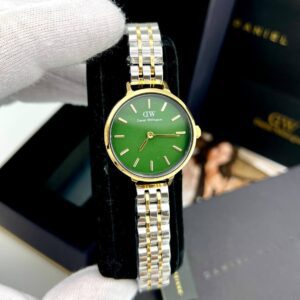 صفحه سبز اندیس خطی بند استیل طلایی