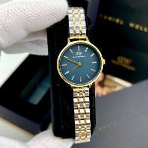 صفحه سرمه ای اندیس خطی بند استیل طلایی