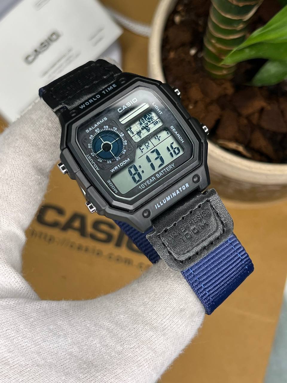 ساعت مچی مردانه کاسیو جهان نما (4)